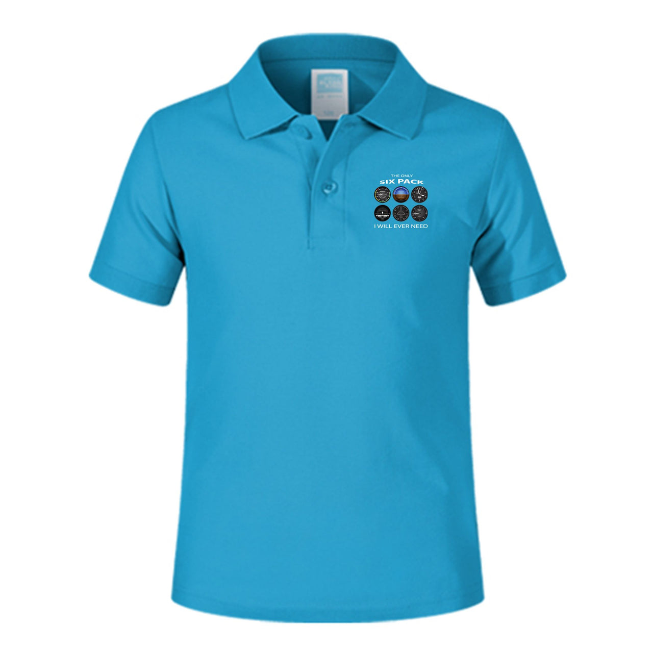 The Only Six Pack I Will Ever Need Designed Children Polo T-Shirts
