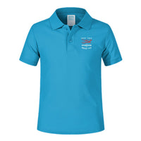 Thumbnail for The Sky is Calling and I Must Fly Designed Children Polo T-Shirts