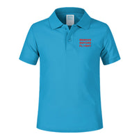 Thumbnail for Remove Before Flight Designed Children Polo T-Shirts