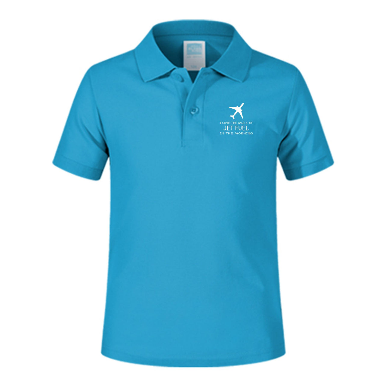 I Love The Smell Of Jet Fuel In The Morning Designed Children Polo T-Shirts