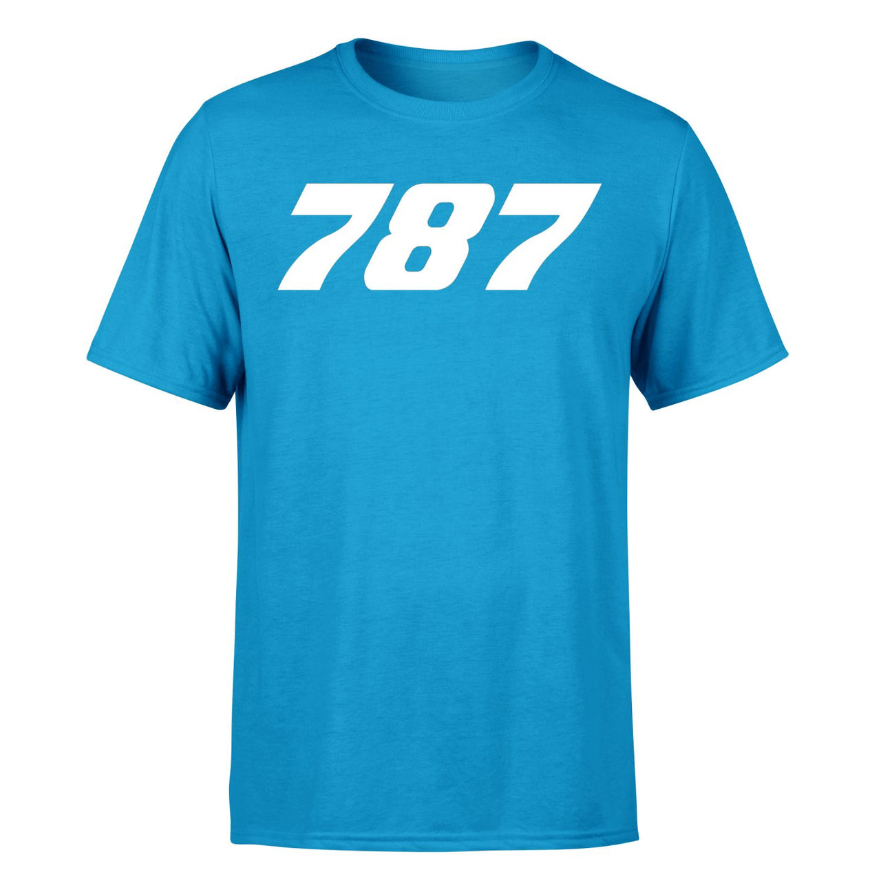 787 Flat Text Designed T-Shirts