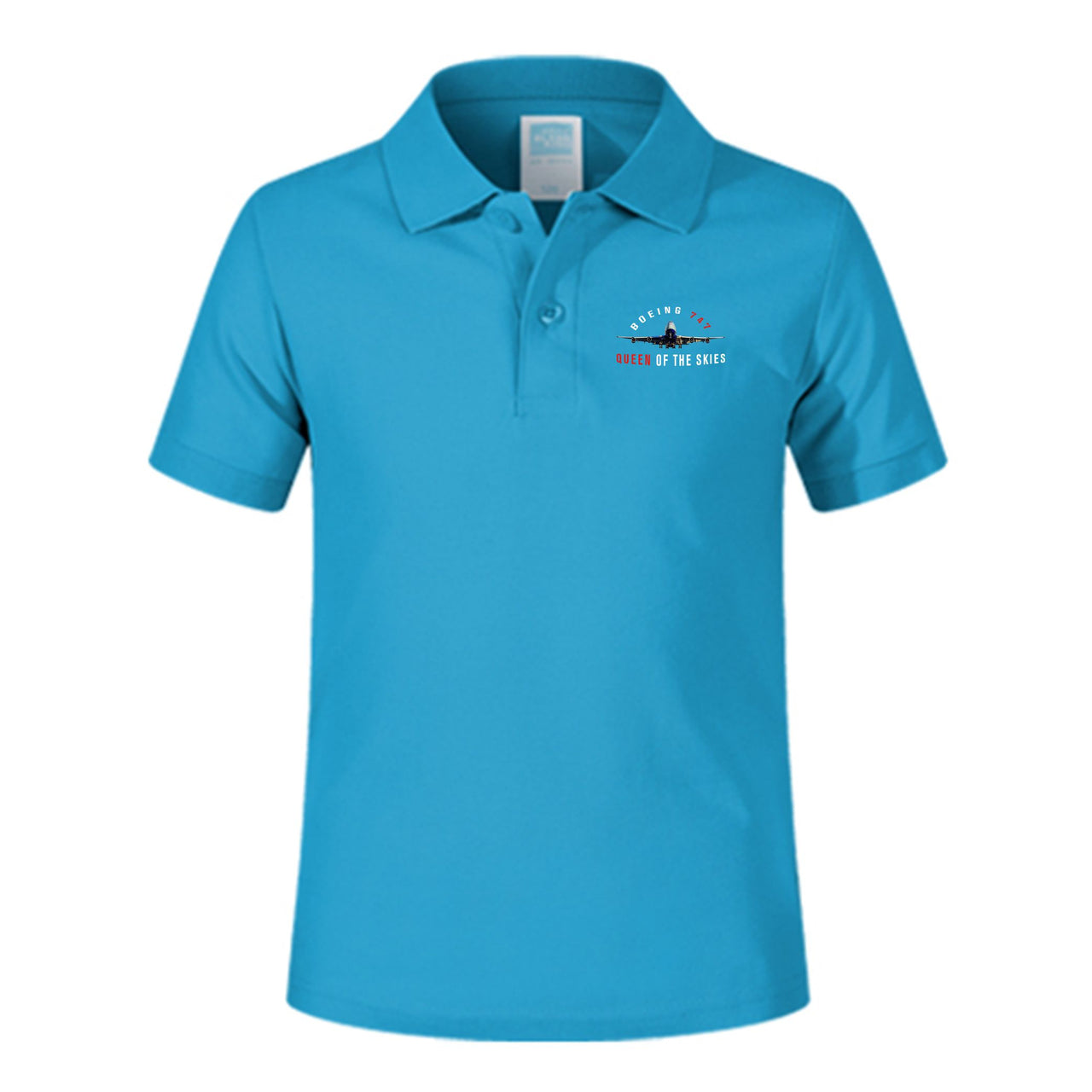 Boeing 747 Queen of the Skies Designed Children Polo T-Shirts