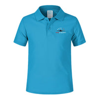 Thumbnail for Boeing 747 Queen of the Skies Designed Children Polo T-Shirts