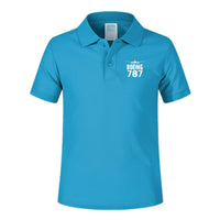 Thumbnail for Boeing 787 & Plane Designed Children Polo T-Shirts
