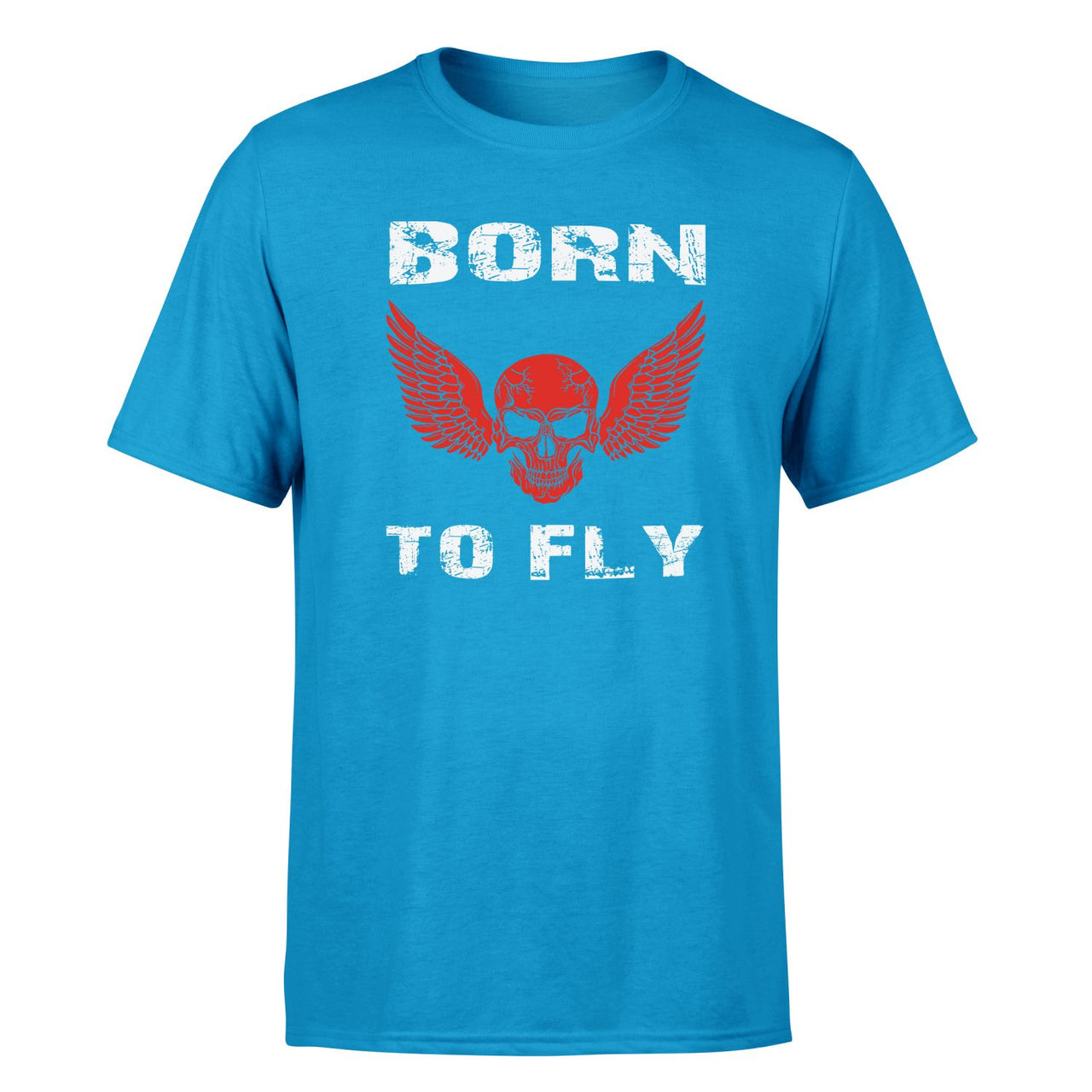 Born To Fly SKELETON Designed T-Shirts