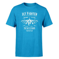 Thumbnail for Jet Fighter - The Sky is Yours Designed T-Shirts