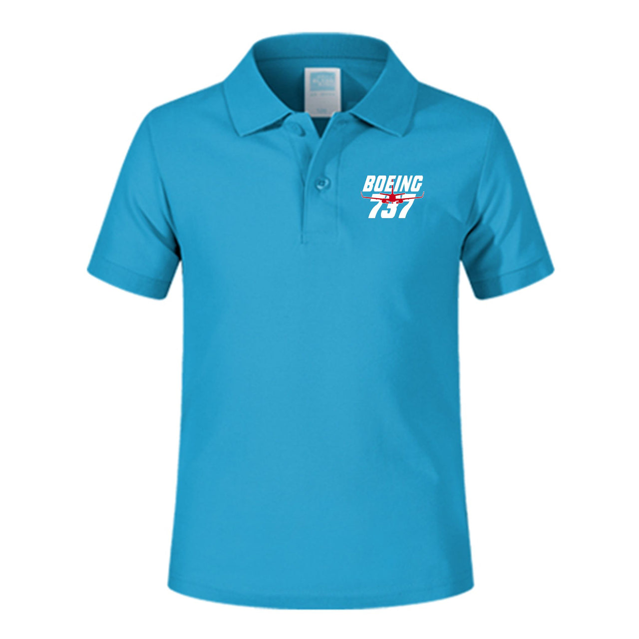 Amazing Boeing 737 Designed Children Polo T-Shirts