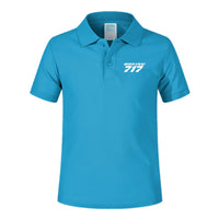 Thumbnail for Boeing 717 & Text Designed Children Polo T-Shirts