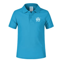Thumbnail for Boeing 747 & Plane Designed Children Polo T-Shirts