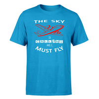Thumbnail for The Sky is Calling and I Must Fly Designed T-Shirts