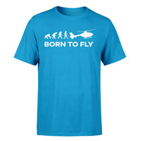 Thumbnail for Born To Fly Helicopter Designed T-Shirts