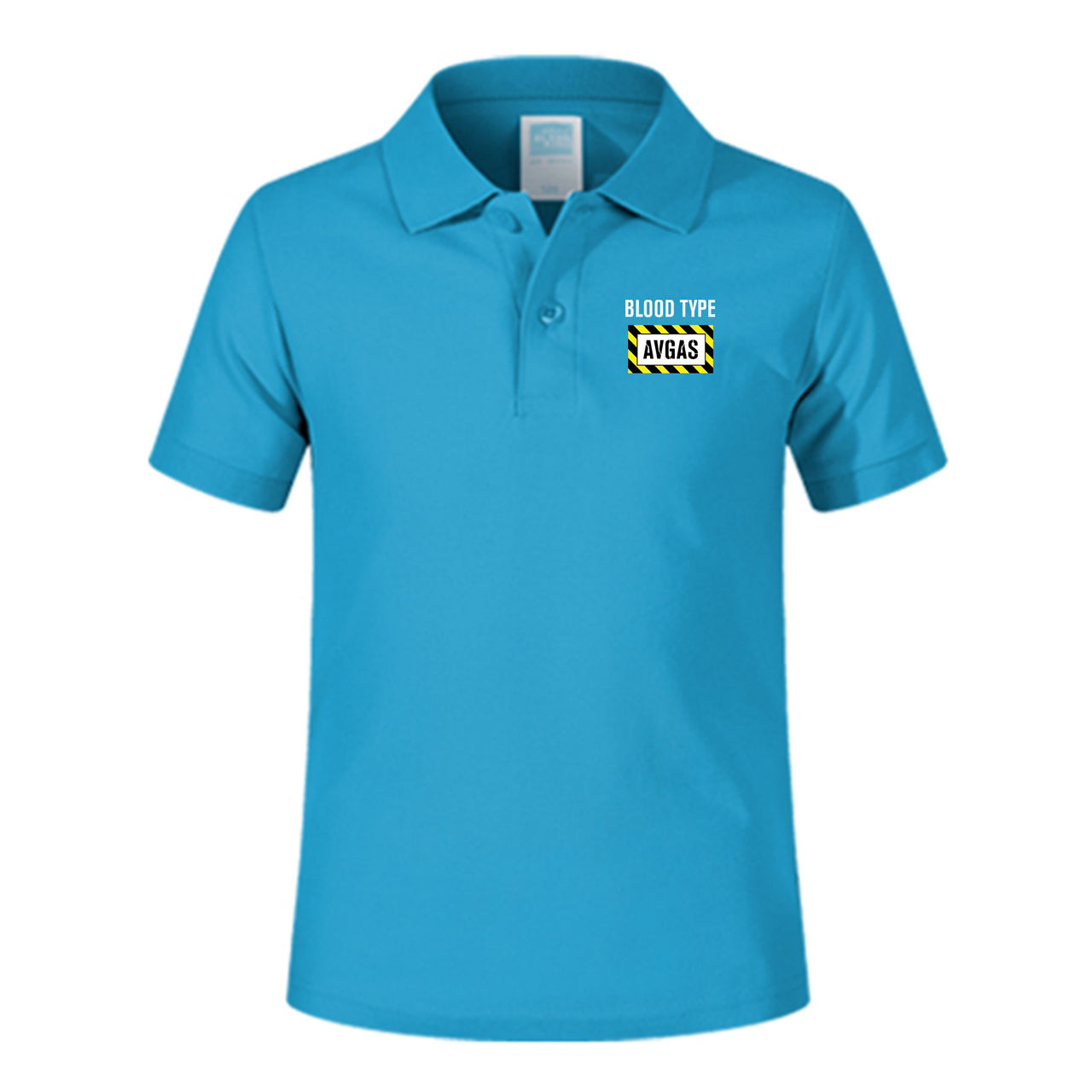 Blood Type AVGAS Designed Children Polo T-Shirts
