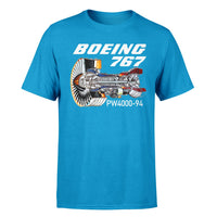 Thumbnail for Boeing 767 Engine (PW4000-94) Designed T-Shirts