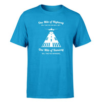 Thumbnail for One Mile of Runway Will Take you Anywhere Designed T-Shirts