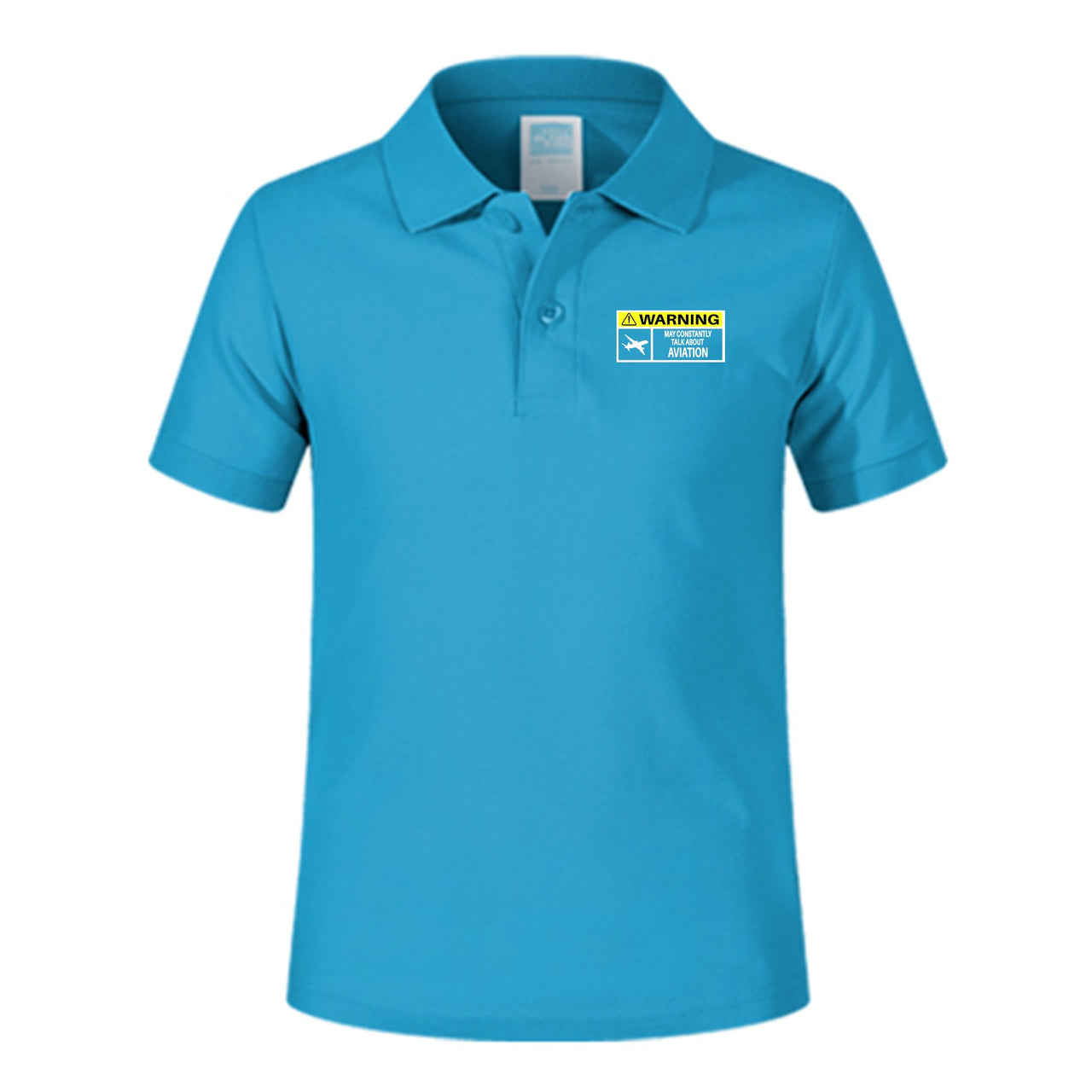 Warning May Constantly Talk About Aviation Designed Children Polo T-Shirts