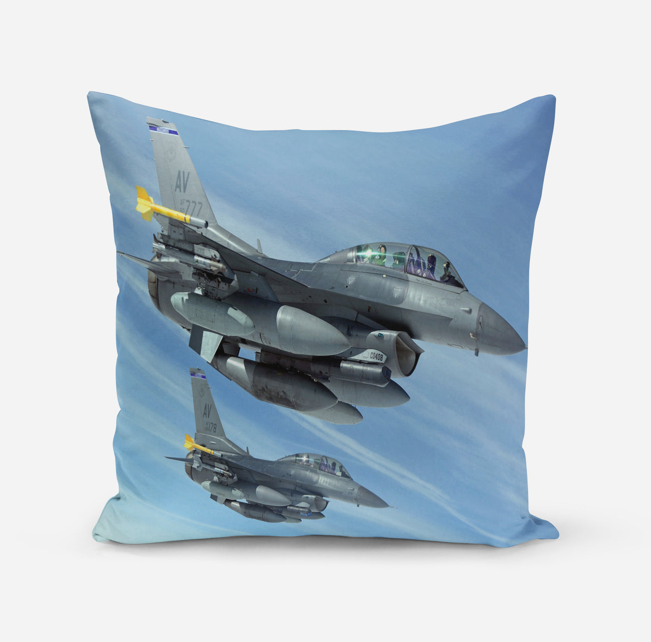 Two Fighting Falcon Designed Pillowsc