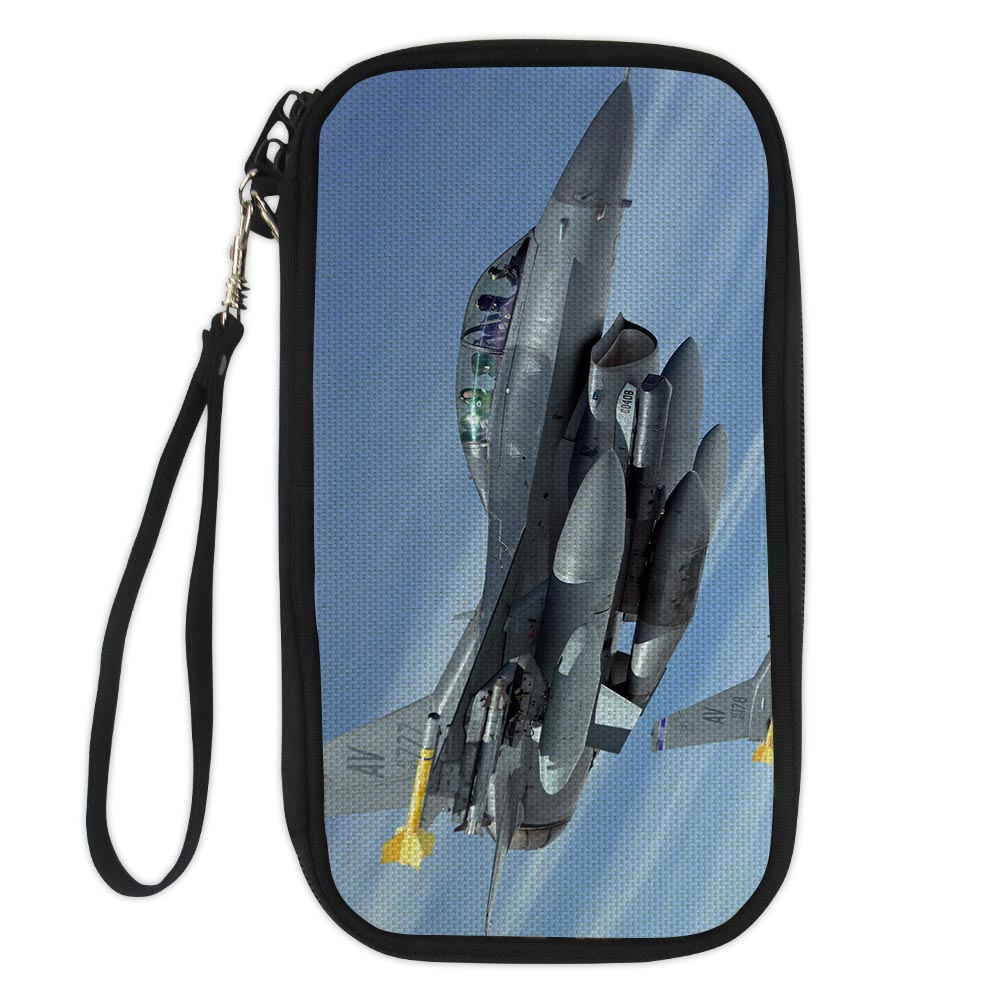 Two Fighting Falcon Designed Travel Cases & Wallets