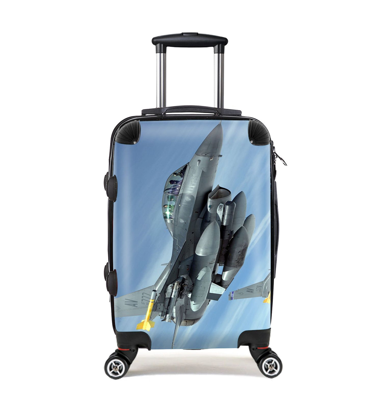 Two Fighting Falcon Designed Cabin Size Luggages