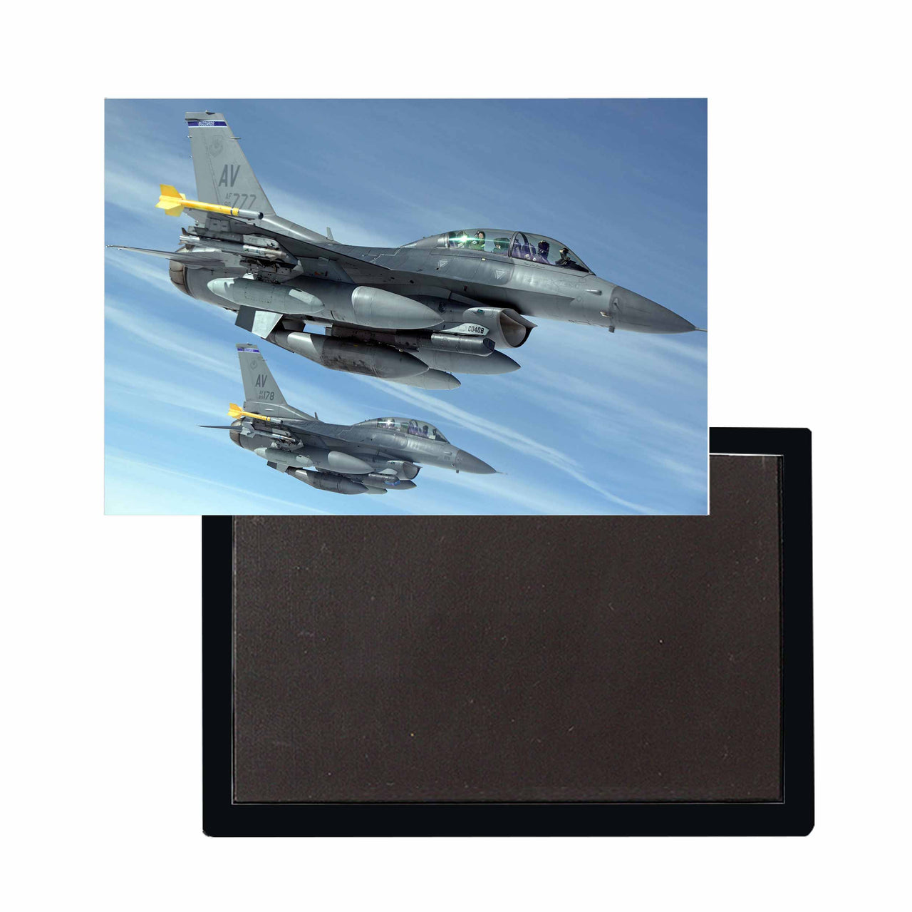 Two Fighting Falcon Designed Magnets