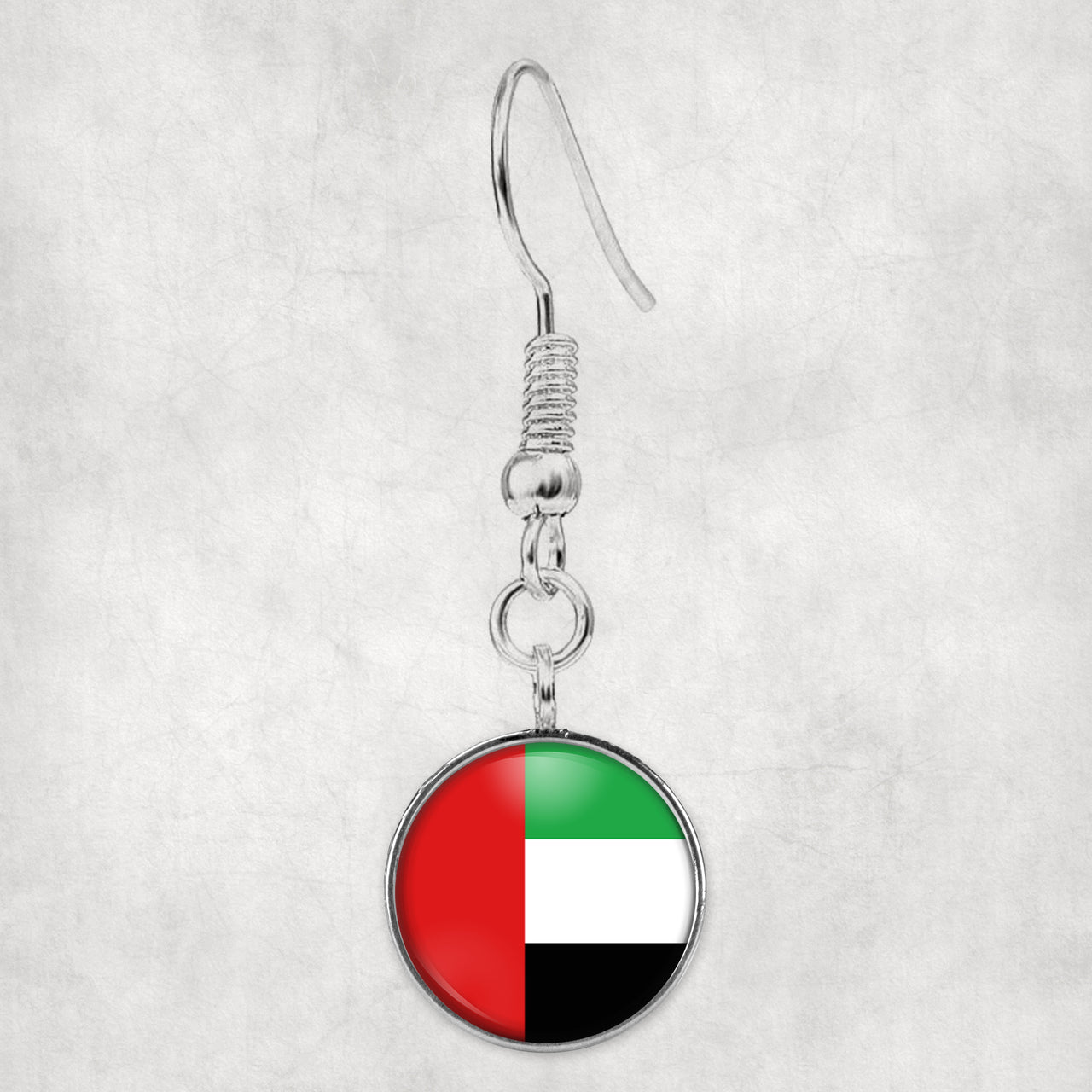 UAE Flag Designed Earrings