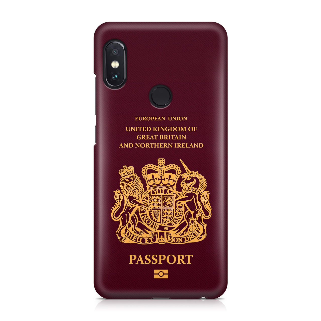 UK Passport Designed Xiaomi Cases