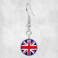 Thumbnail for UK Flag Designed Earrings
