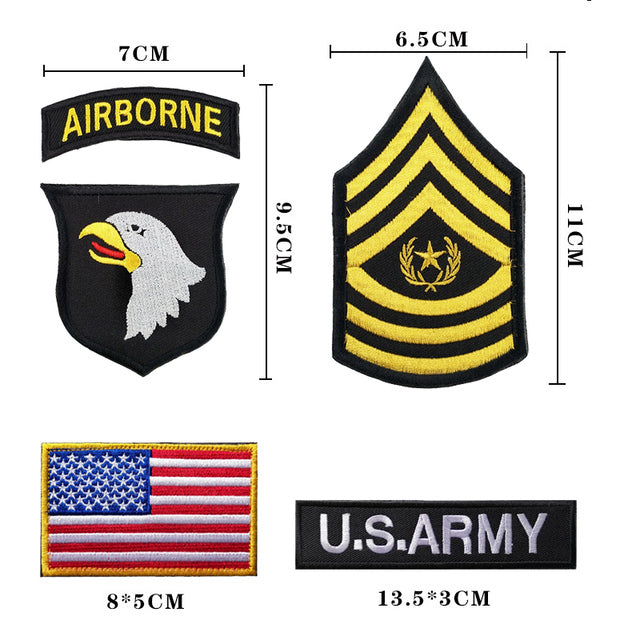 US Airborne Division Designed Embroidery Patch