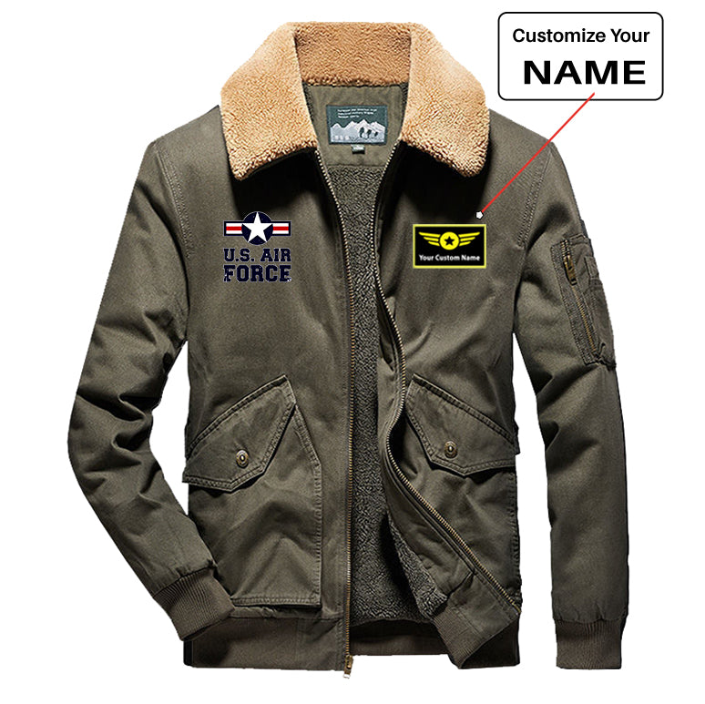 US Air Force Designed Thick Bomber Jackets