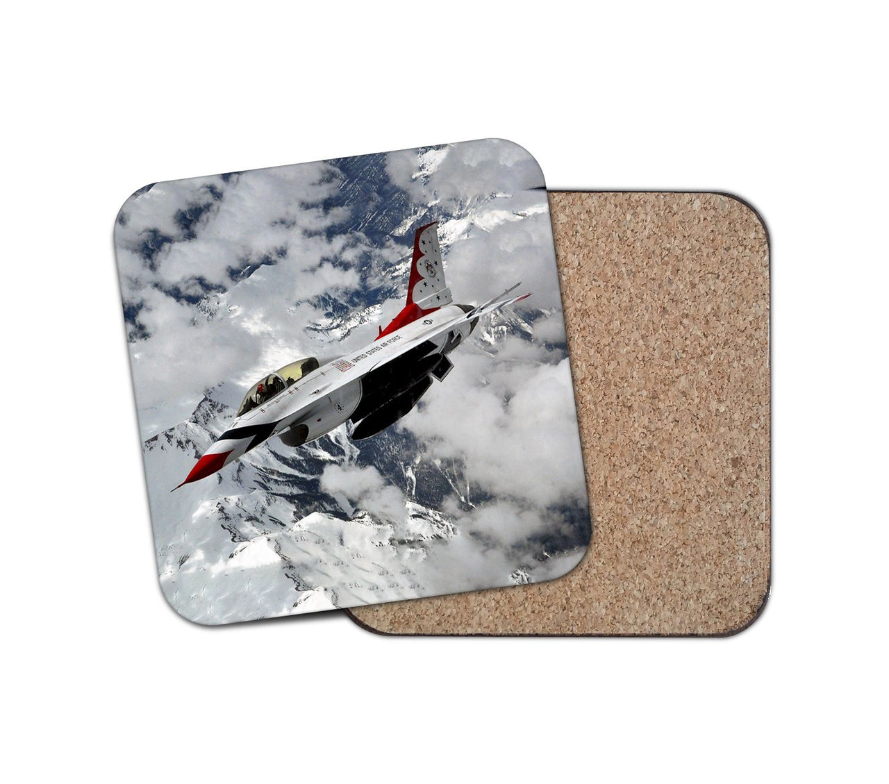 US AirForce Show Fighting Falcon F16 Designed Coasters