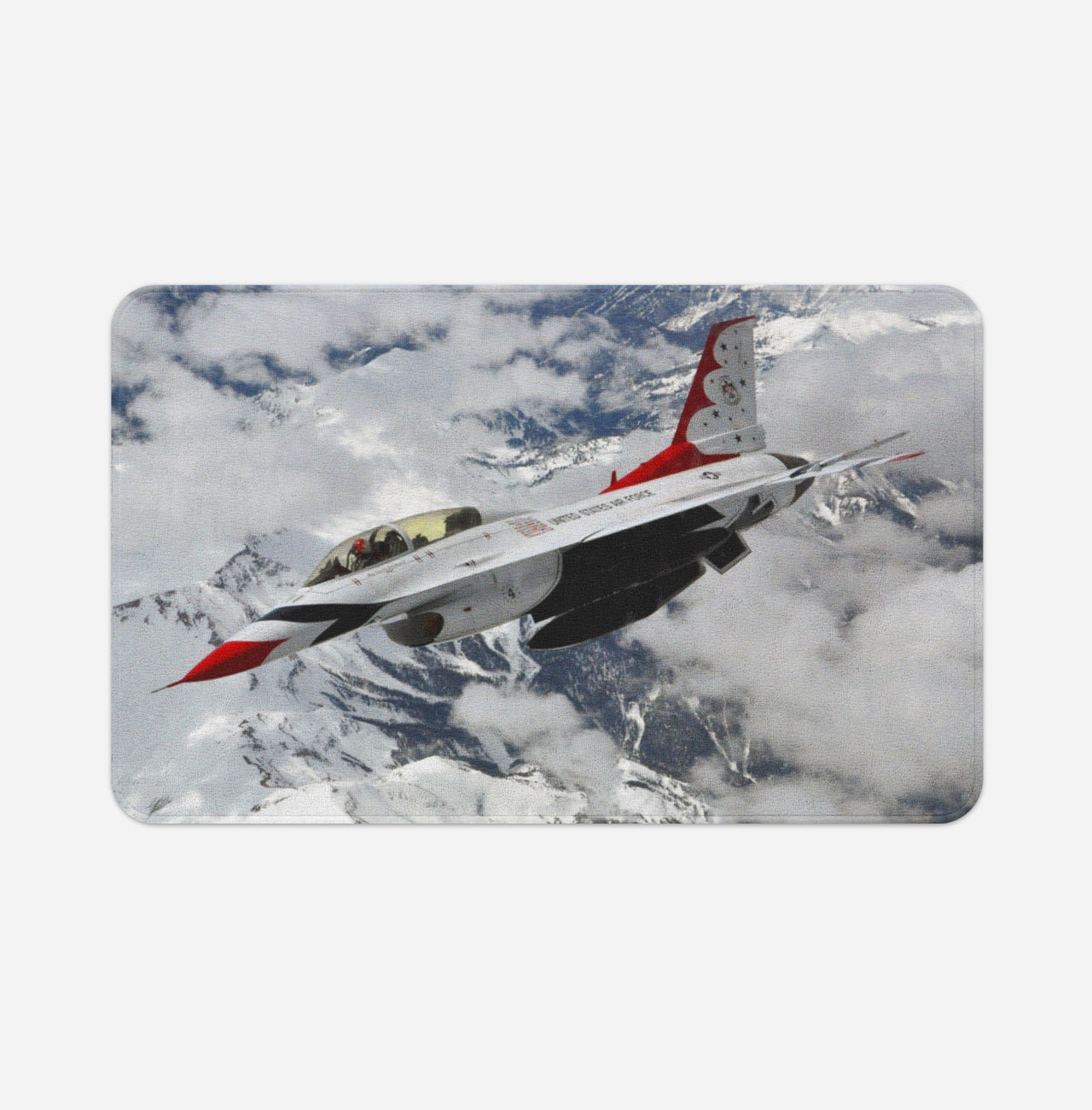 US AirForce Show Fighter Jet 16 Designed Bath Mats