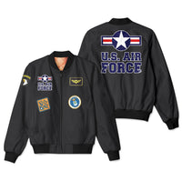 Thumbnail for US Air Force + Patches Designed 3D Pilot Bomber Jackets