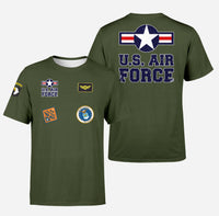 Thumbnail for US Air Force + Patches Designed T-Shirts