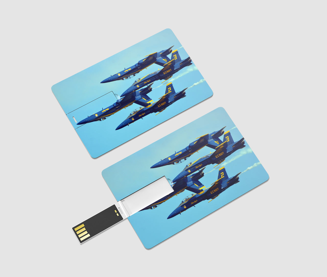 US Navy Blue Angels Designed USB Cards