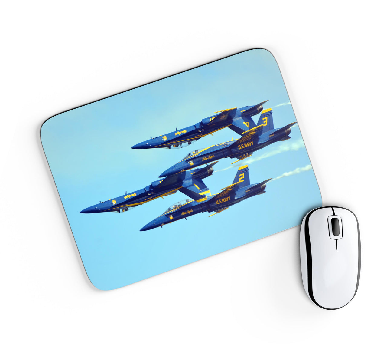 US Navy Blue Angels Designed Mouse Pads