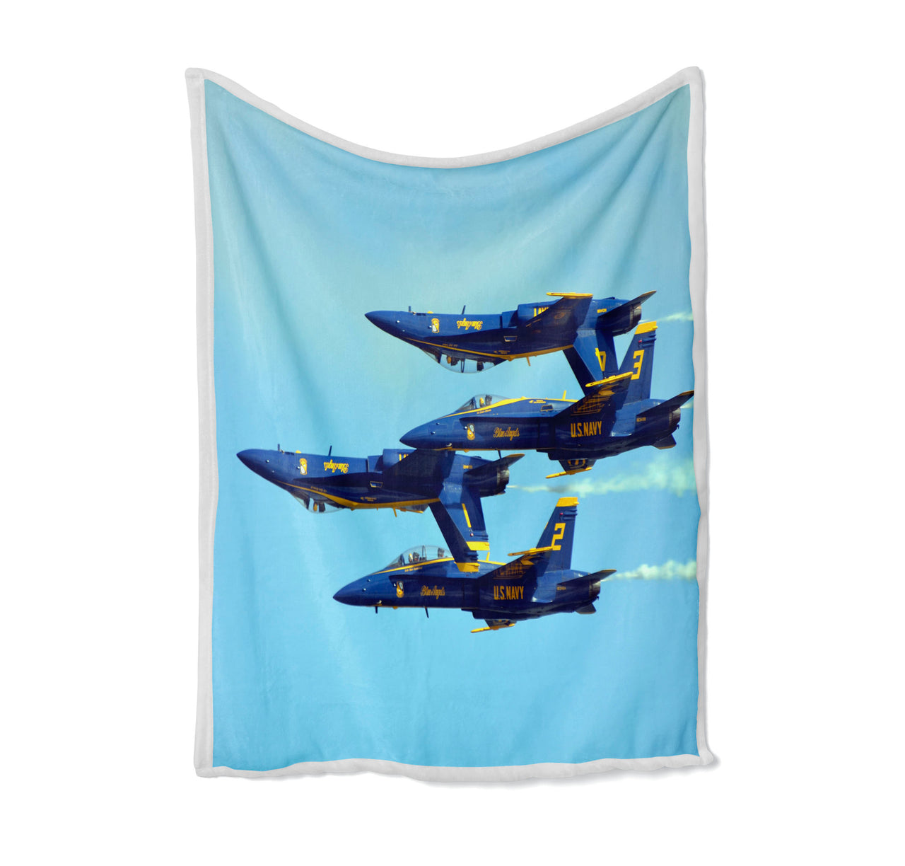 US Navy Blue Angels Designed Bed Blankets & Covers
