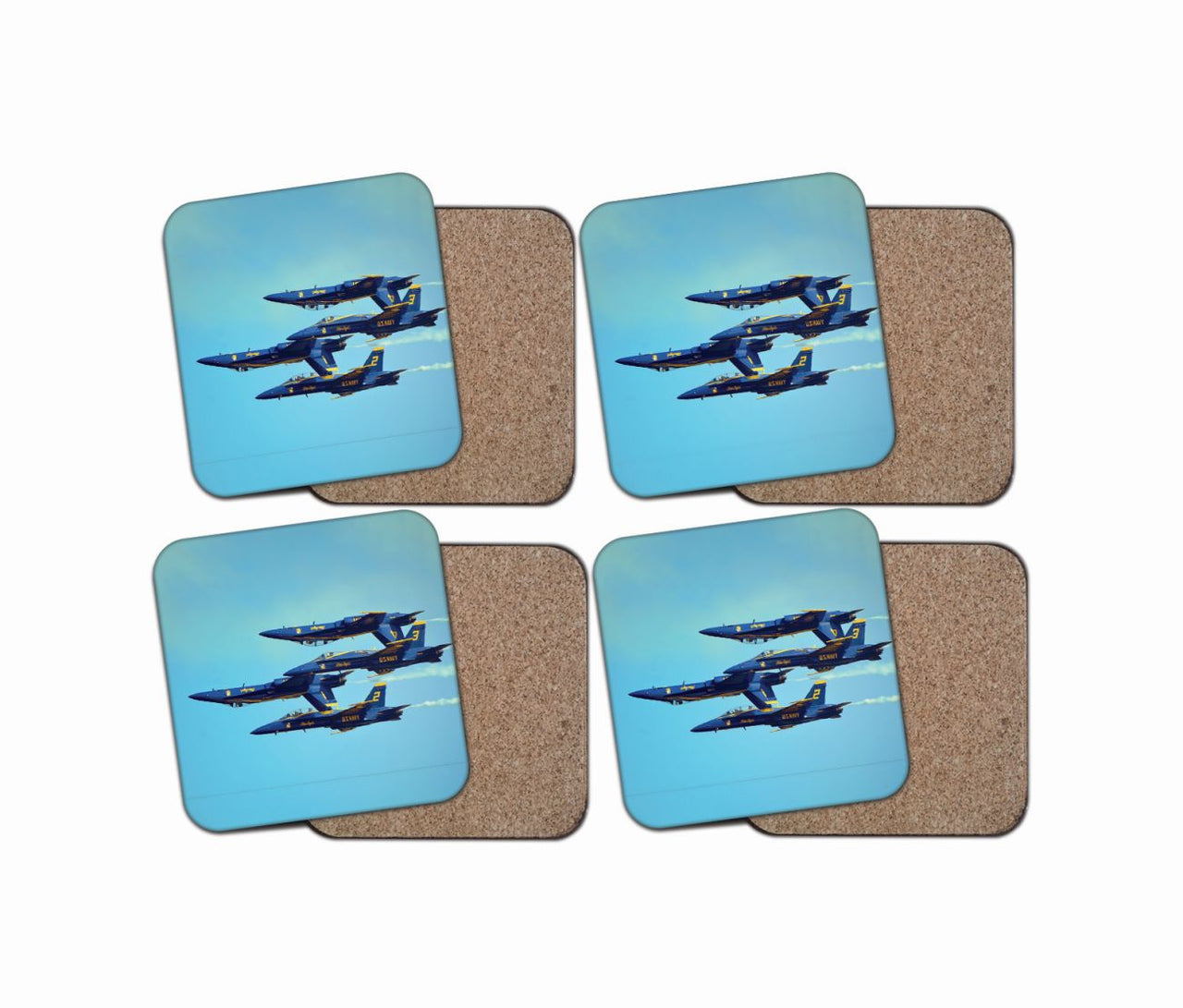 US Navy Blue Angels Designed Coasters