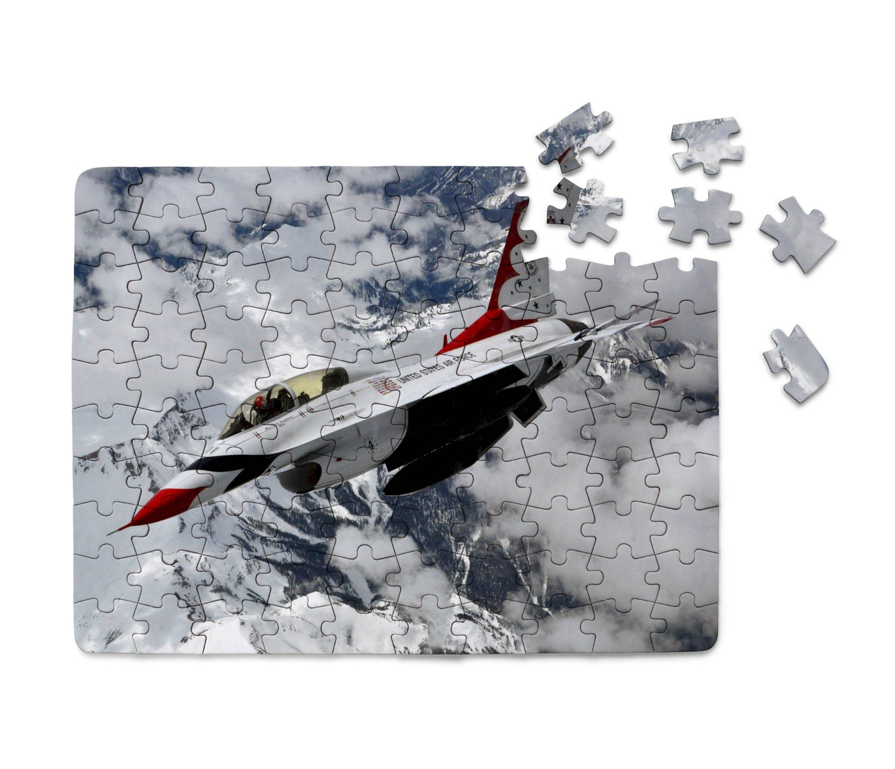 US AirForce Show Fighting Falcon F16 Printed Puzzles Aviation Shop 
