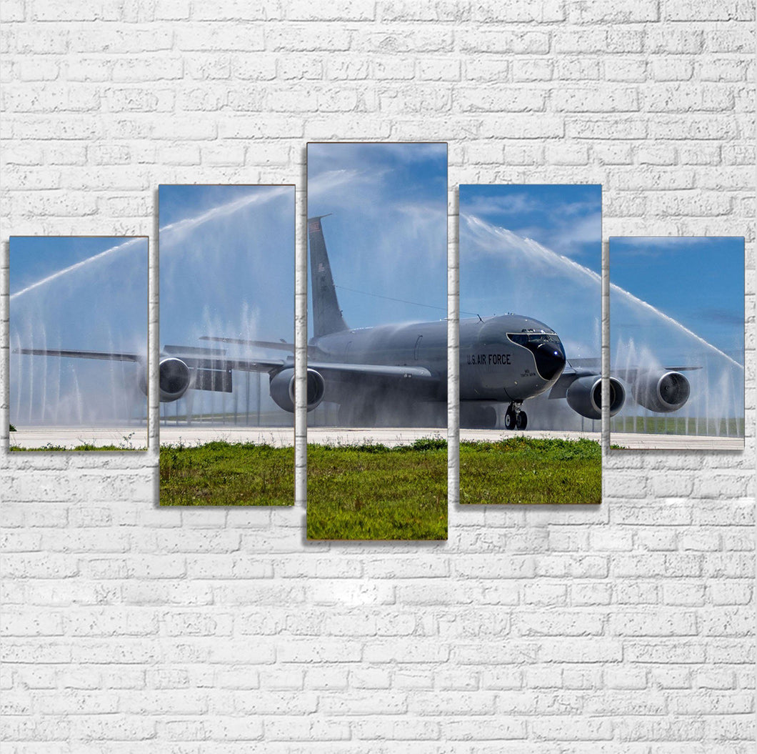 US Air Force Big Jet Printed Multiple Canvas Poster Aviation Shop 