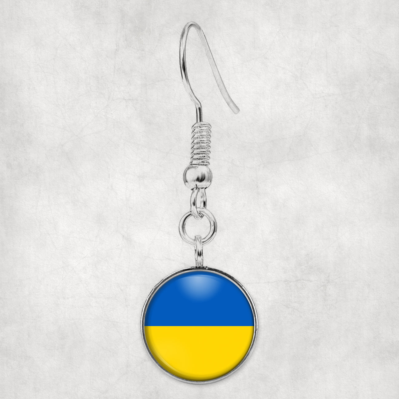 Ukraine Flag Designed Earrings