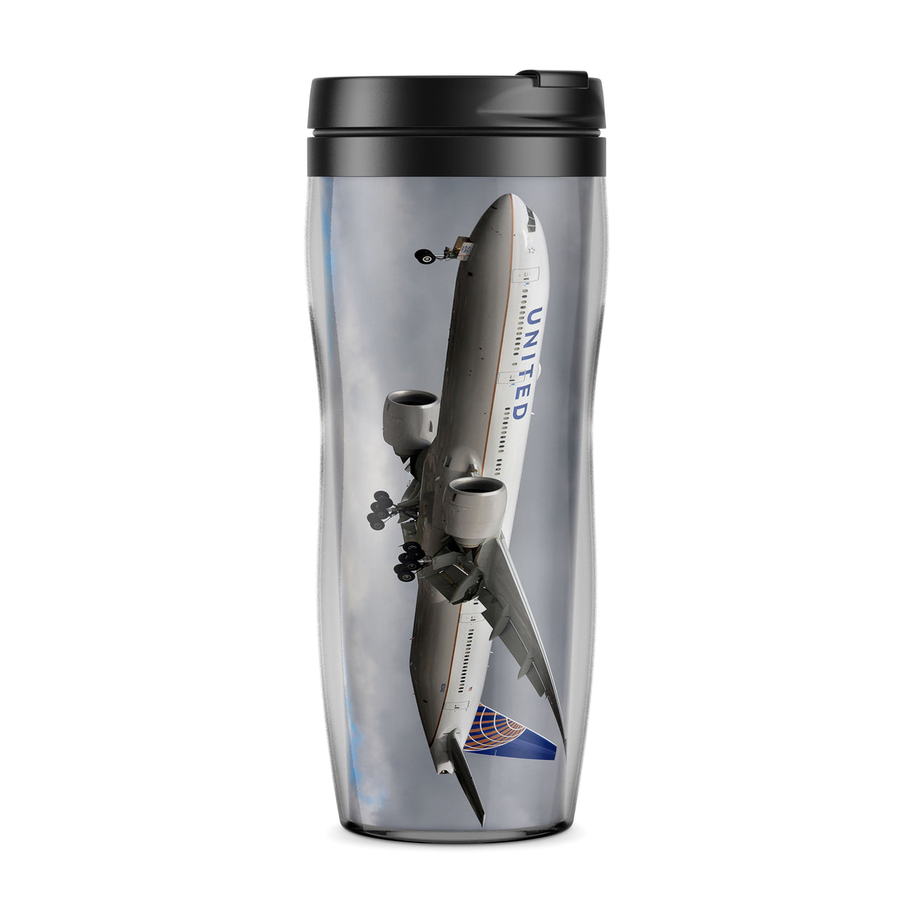 United Airways Boeing 777 Designed Travel Mugs