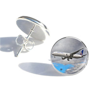 Thumbnail for United Airways Boeing 777 Designed Stud Earrings