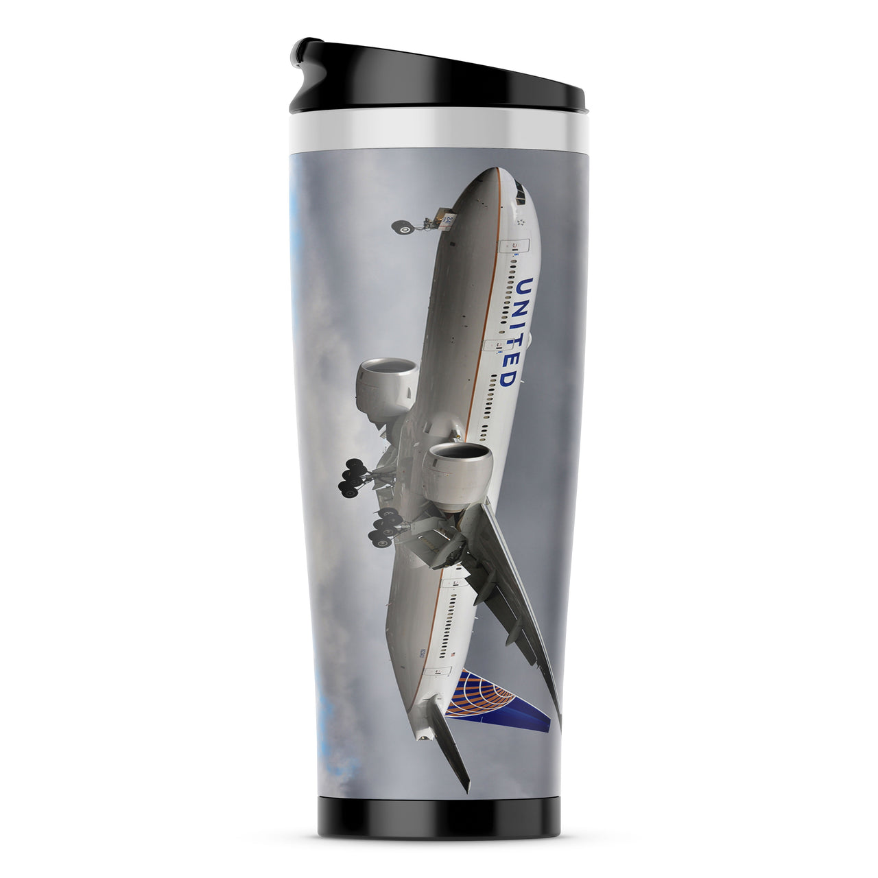 United Airways Boeing 777 Designed Travel Mugs