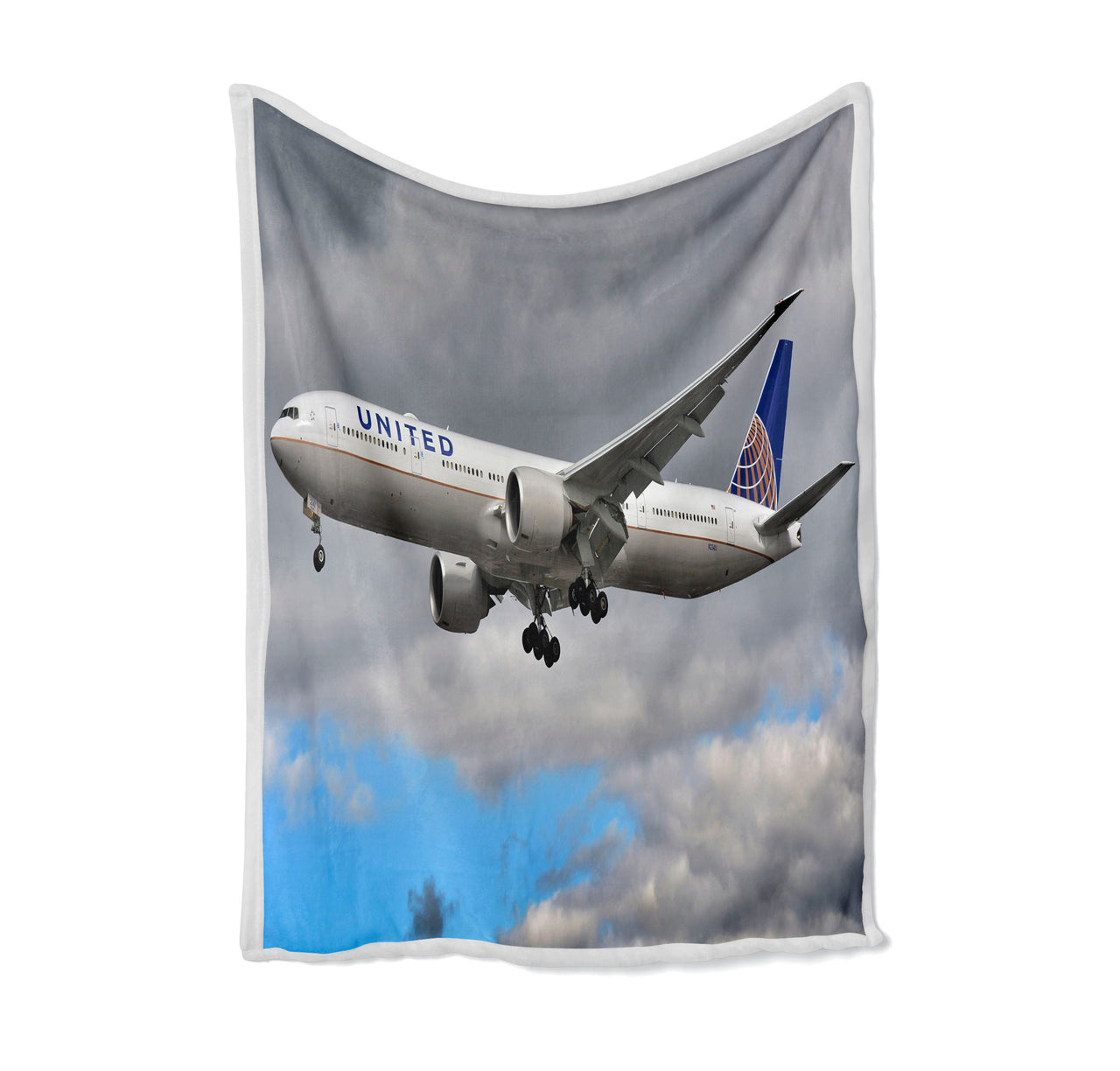 United Airways Boeing 777 Designed Bed Blankets & Covers