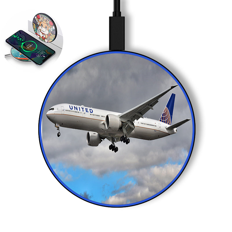 United Airways Boeing 777 Designed Wireless Chargers