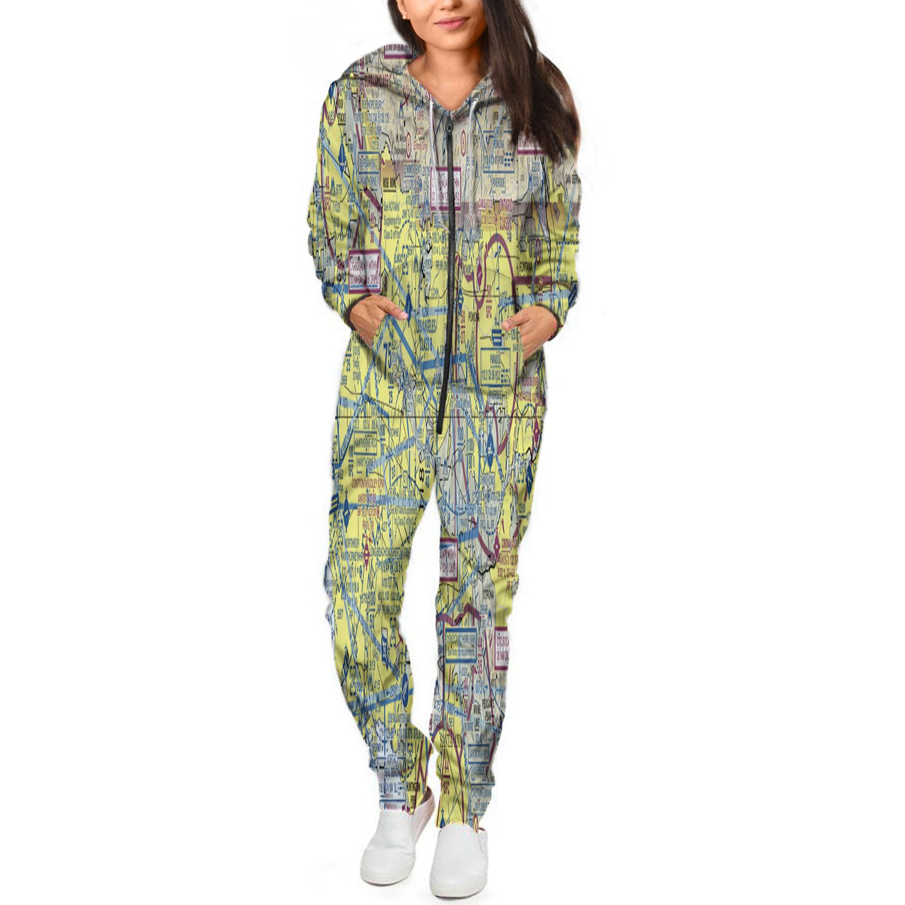 VFR Chart Designed Jumpsuit for Men & Women