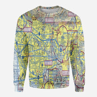 Thumbnail for VFR Chart Designed 3D Sweatshirts