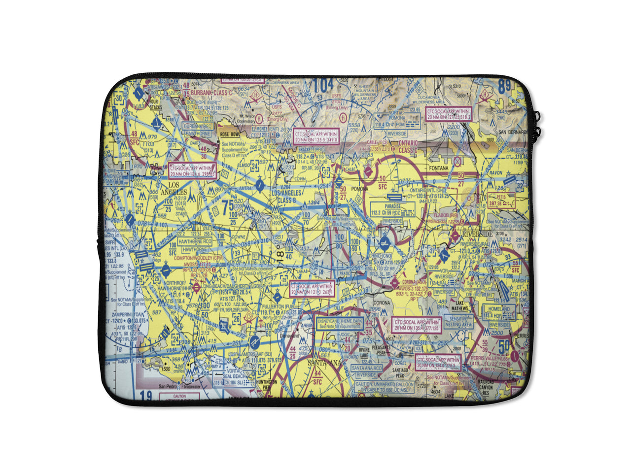 VFR Chart Designed Laptop & Tablet Cases