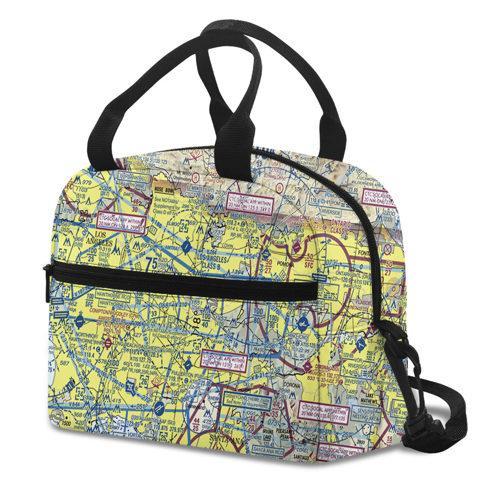 VFR Chart Designed Lunch Bags