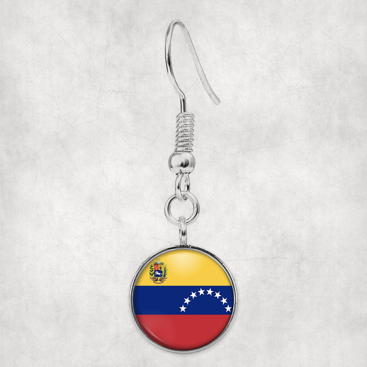 Venezuella Flag Designed Earrings