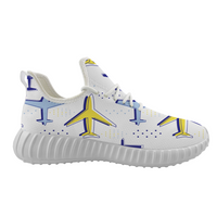 Thumbnail for Very Colourful Airplanes Designed Sport Sneakers & Shoes (MEN)